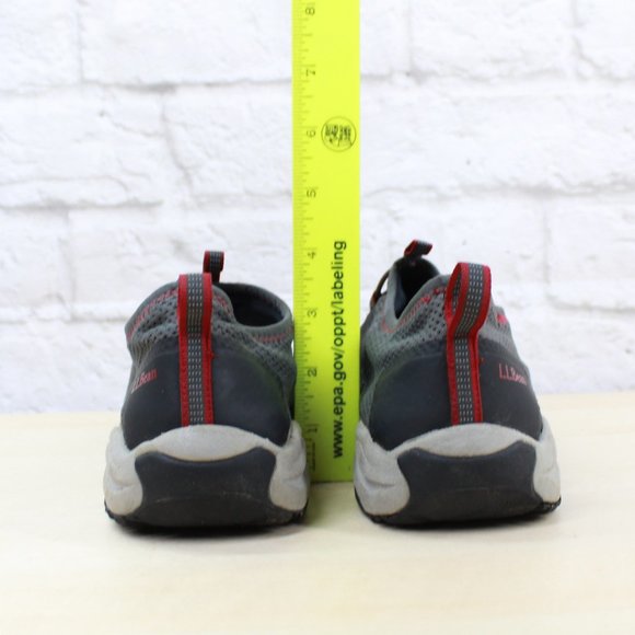 LL Bean Adventure Gray Breathable Rugged Mesh Slip on Sneakers Size US 5 - Picture 8 of 9